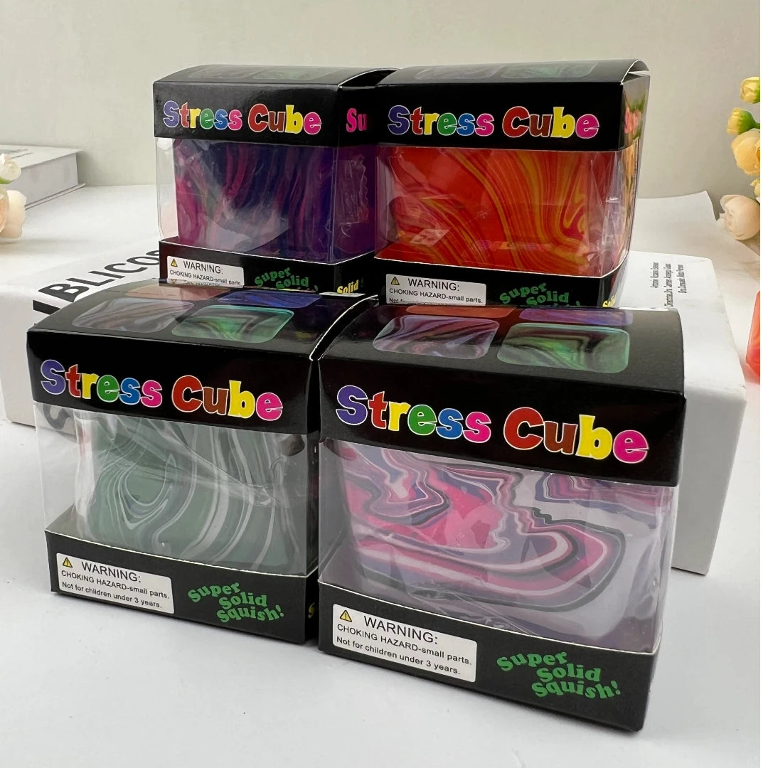 Needoh Soft and Glutinous Sensory Stress-relief Toy Cube Filled with