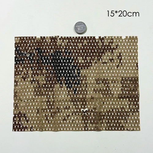 Simulated Military Model Camouflage Netting Micro Mountain Landscape