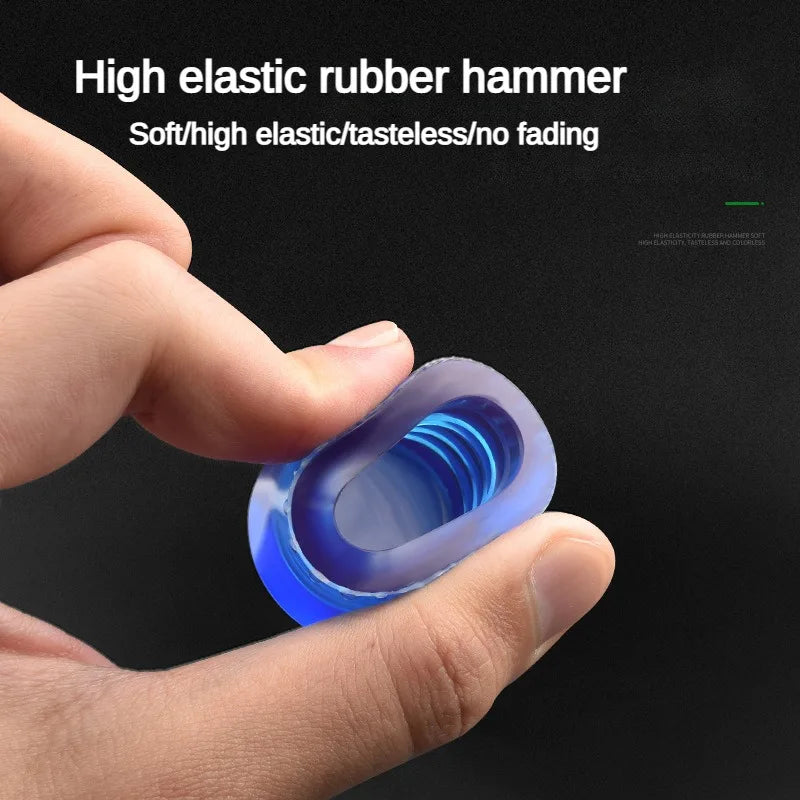 1 double headed installation hammer, 25mm to 45mm rubber hammer with