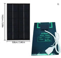 5V 5-35W Portable Solar Panel USB Charger for Phone Power Bank Outdoor