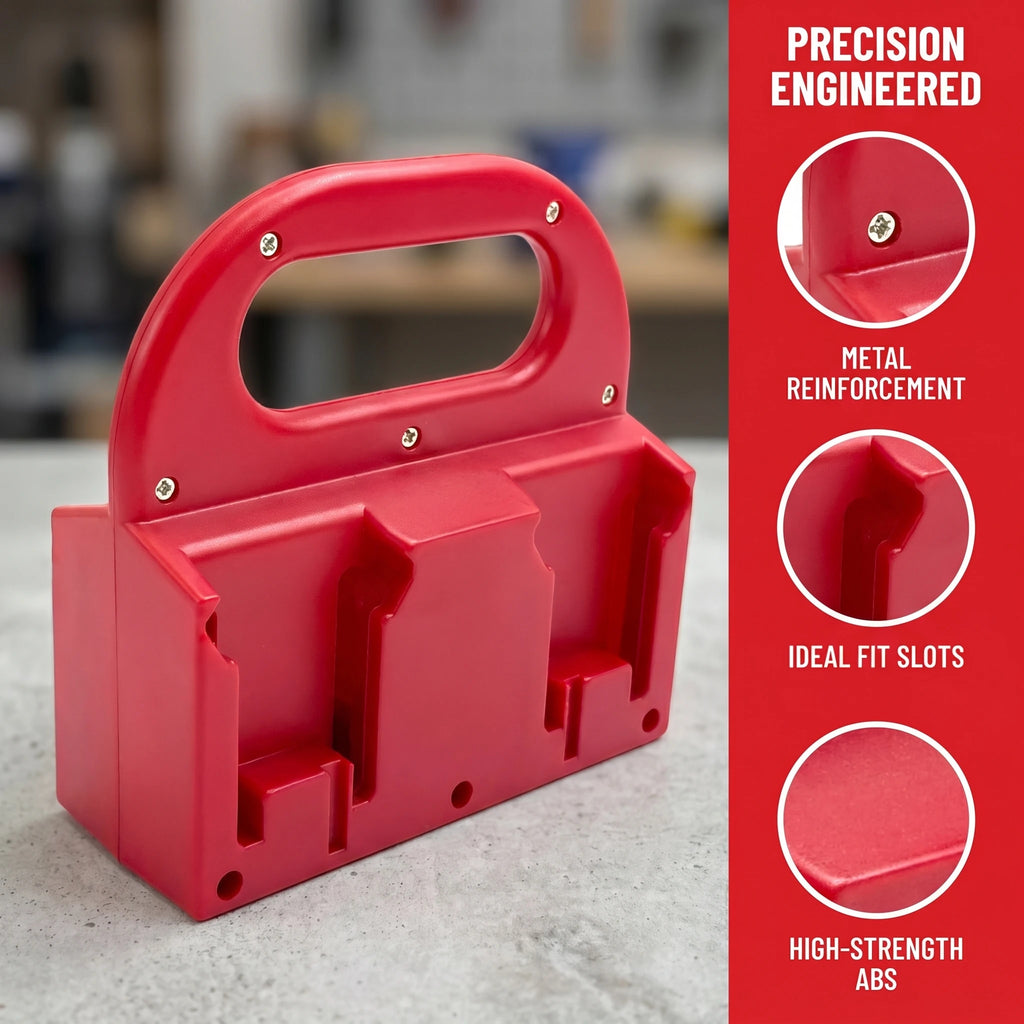 NEW Battery Holder Storage For Dewalt 20V For Milwaukee 18V For Makita