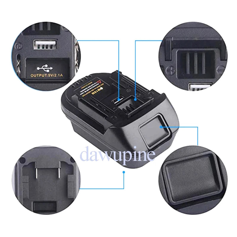 DM18M Converter Adapter For Milwaukee For M18 For Dewalt 20V Li-ion