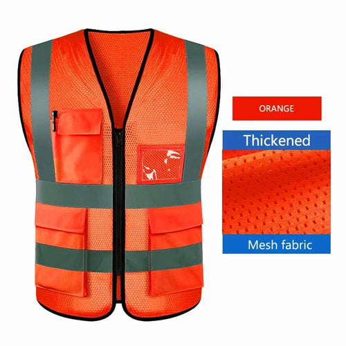 Adjustable Safety High Reflective Visibility Vest Reflective Security