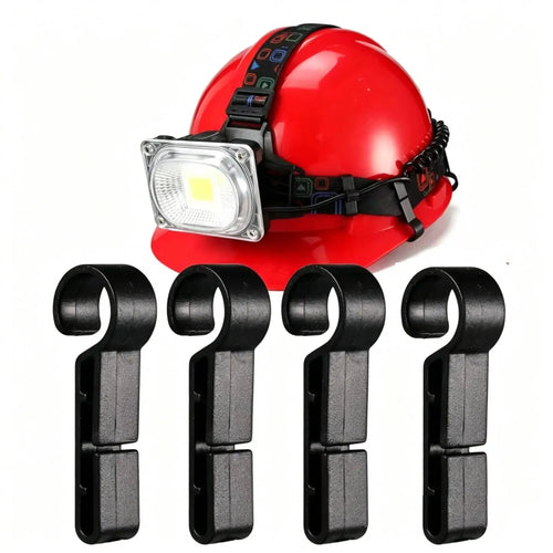 30Pcs Safety Helmet Clips for Headlamp Nonslip Sturdy Compact