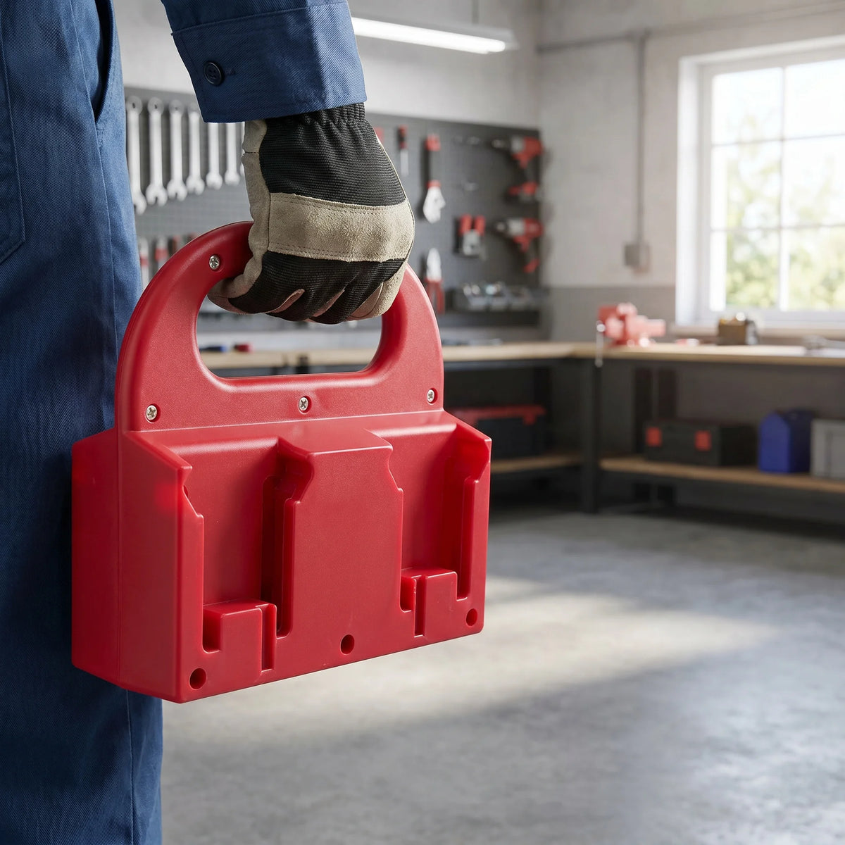 NEW Battery Holder Storage For Dewalt 20V For Milwaukee 18V For Makita