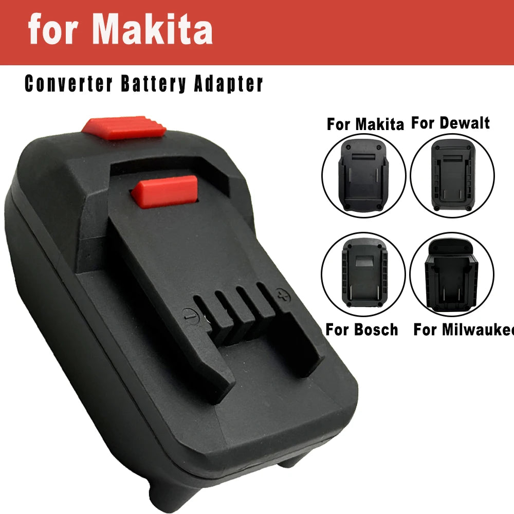 Battery Adapter Converter for Makita/Bosch/Milwaukee/Dewalt 18V li-ion