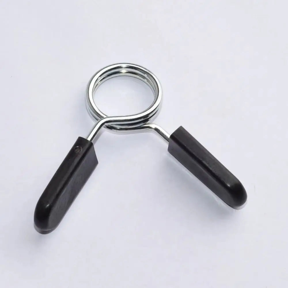 1 Pair Gym Barbell Clips Anti-loosening Dumbell Spring Collar Clips