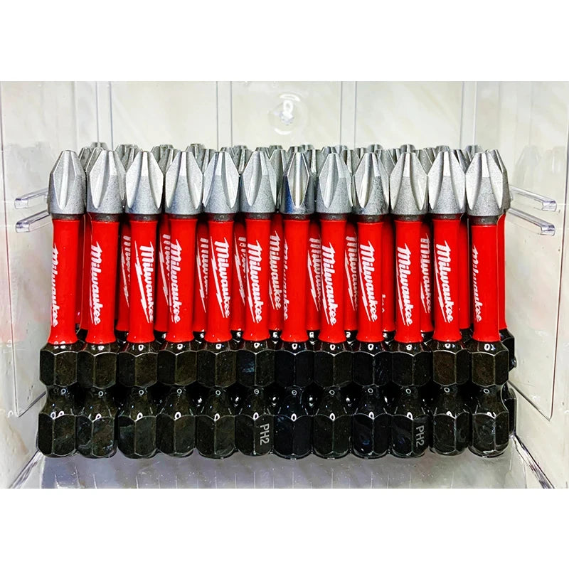 Milwaukee Shockwave PH2 Impact Drill Bits 25mm/50mm/90mm Head