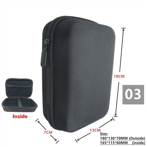 Earphone Data Storage Bag  Cable Organizer Multimeter Electronic Box