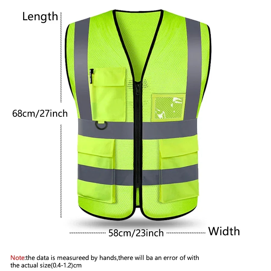 Adjustable Safety High Reflective Visibility Vest Reflective Security