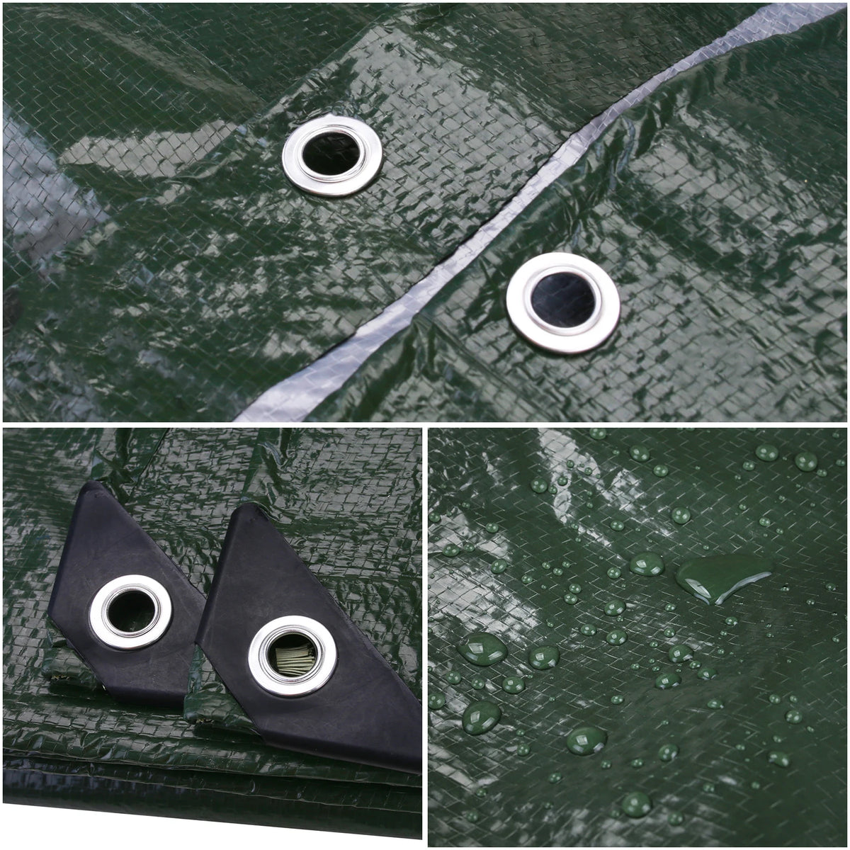 Tarpaulin Waterproof Canopy Heavy Duty Tarp Sheet Cover with Grommet
