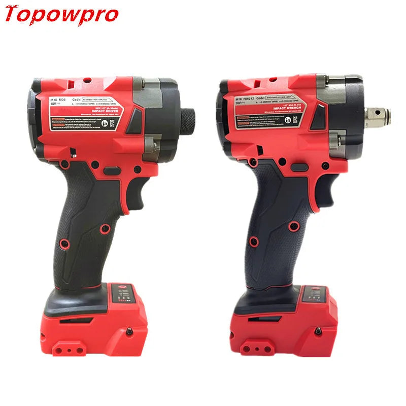 Compatible For Milwaukee 18V Battery Electric Cordless Wrench