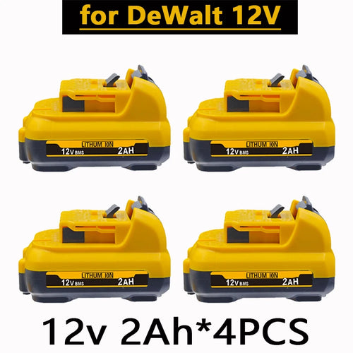 1-3Pack 12V Replacement for Dewalt DCB120 Lithium-ion Batteries 12V