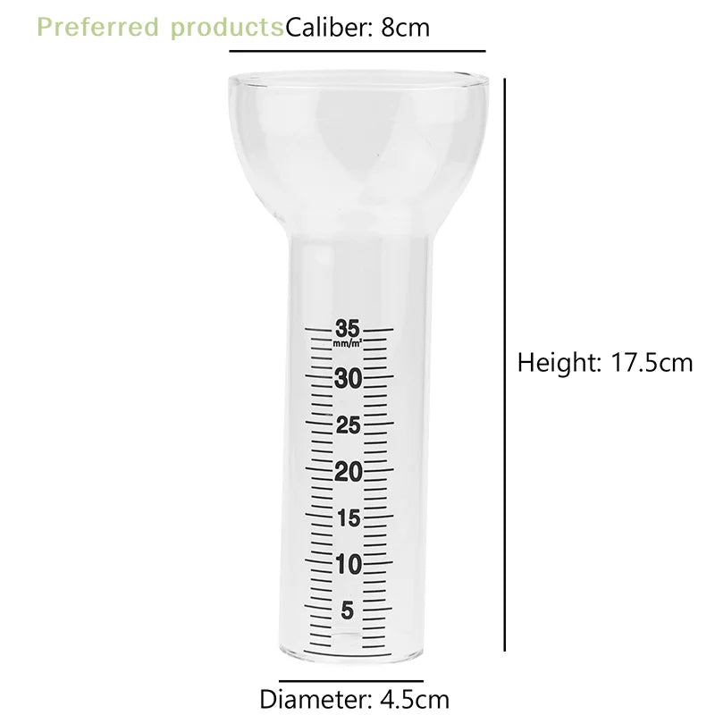 Replacement Glass For Rain Gauge Precipitation Gauge Glass Rainwater