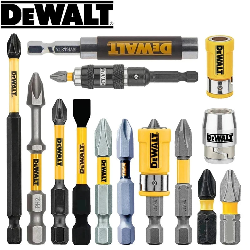 DEWALT Original PH2 SL8 Cross Slotted Drill Bits Sleeve Magnetic Ring