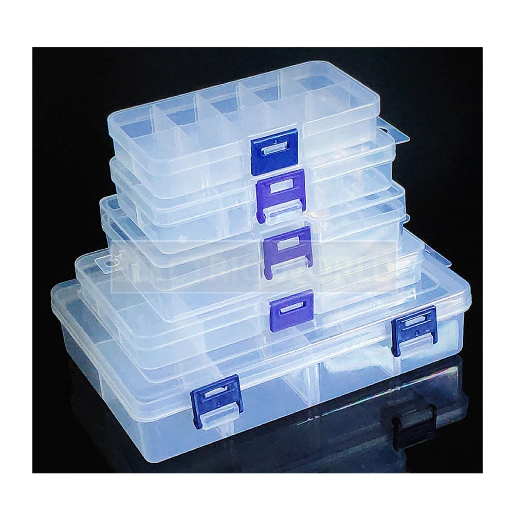 8 grid Plastic Box Practical Adjustable Compartment Jewelry Bead