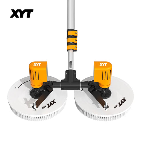 Roof Cleaning Brush Double Head Electric Cleaning Brush Kits for Solar