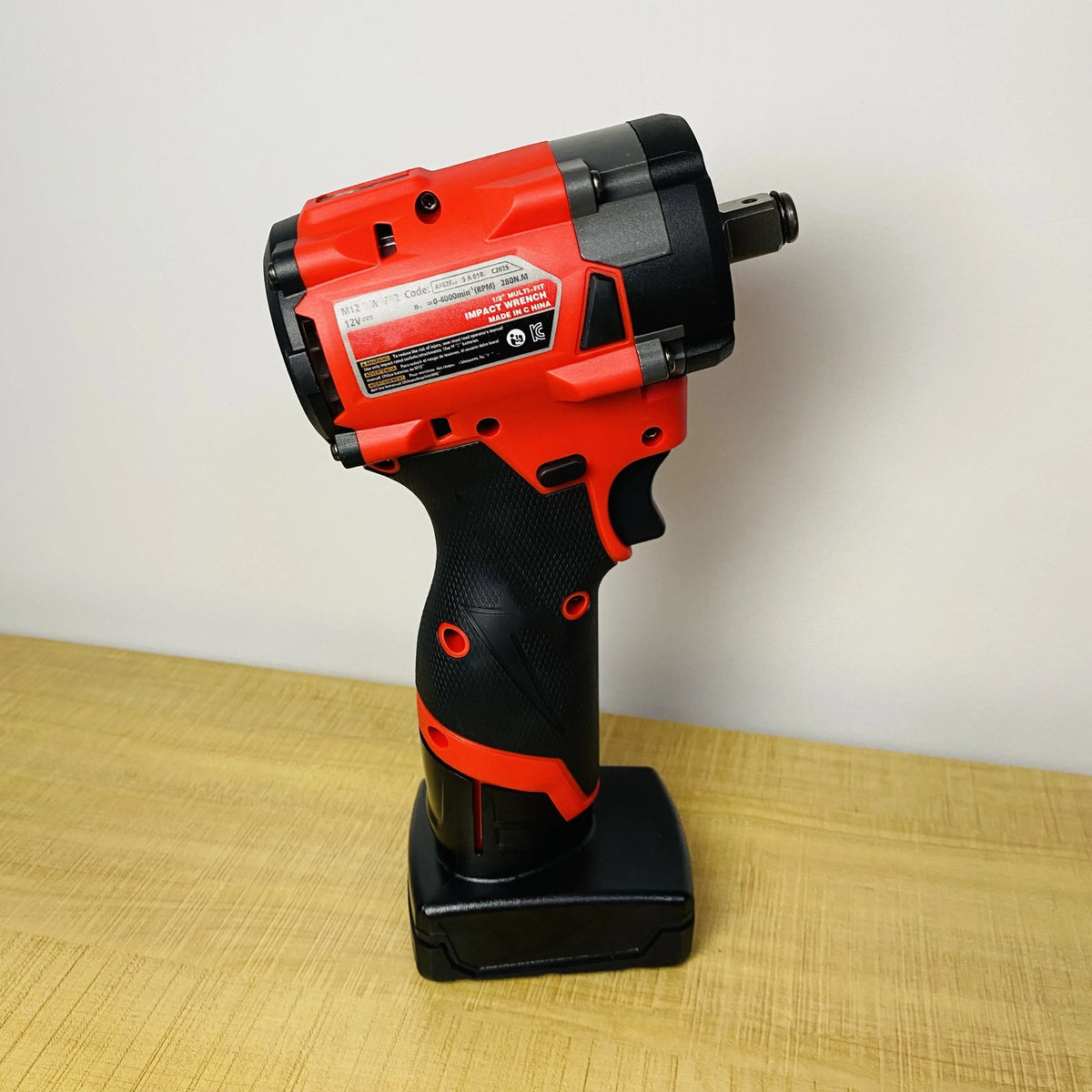 For Milwaukee 12V Battery Small Electric Wrench Brushless 1/2” Battery