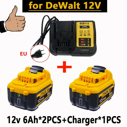 1-3Pack 12V Replacement for Dewalt DCB120 Lithium-ion Batteries 12V
