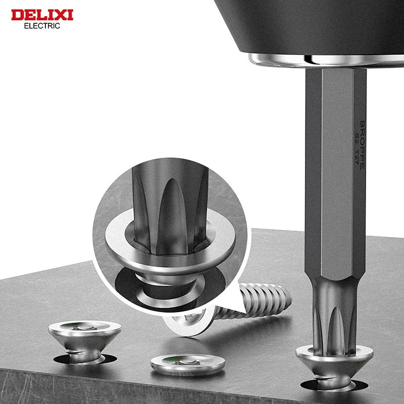 DELIXI ELECTRIC Allen Key Set，Allen Hex Wrench Screwdriver Set With