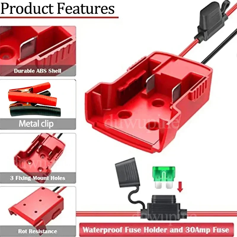 For Makita 18V Lithium Battery Case For Dewalt 20V For Milwaukee