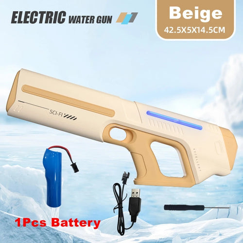 Electric Water Guns for Adults Powerful Squirt Automatic Suction Water