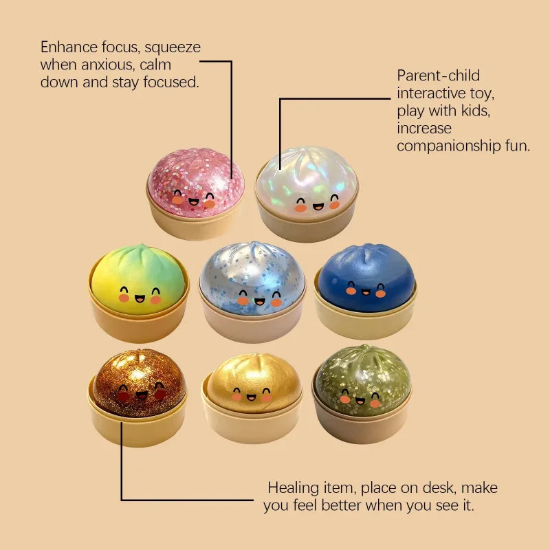 Hot Simulation Flash Dumpling Pressure Ball Slow Rebound Soft Pinch