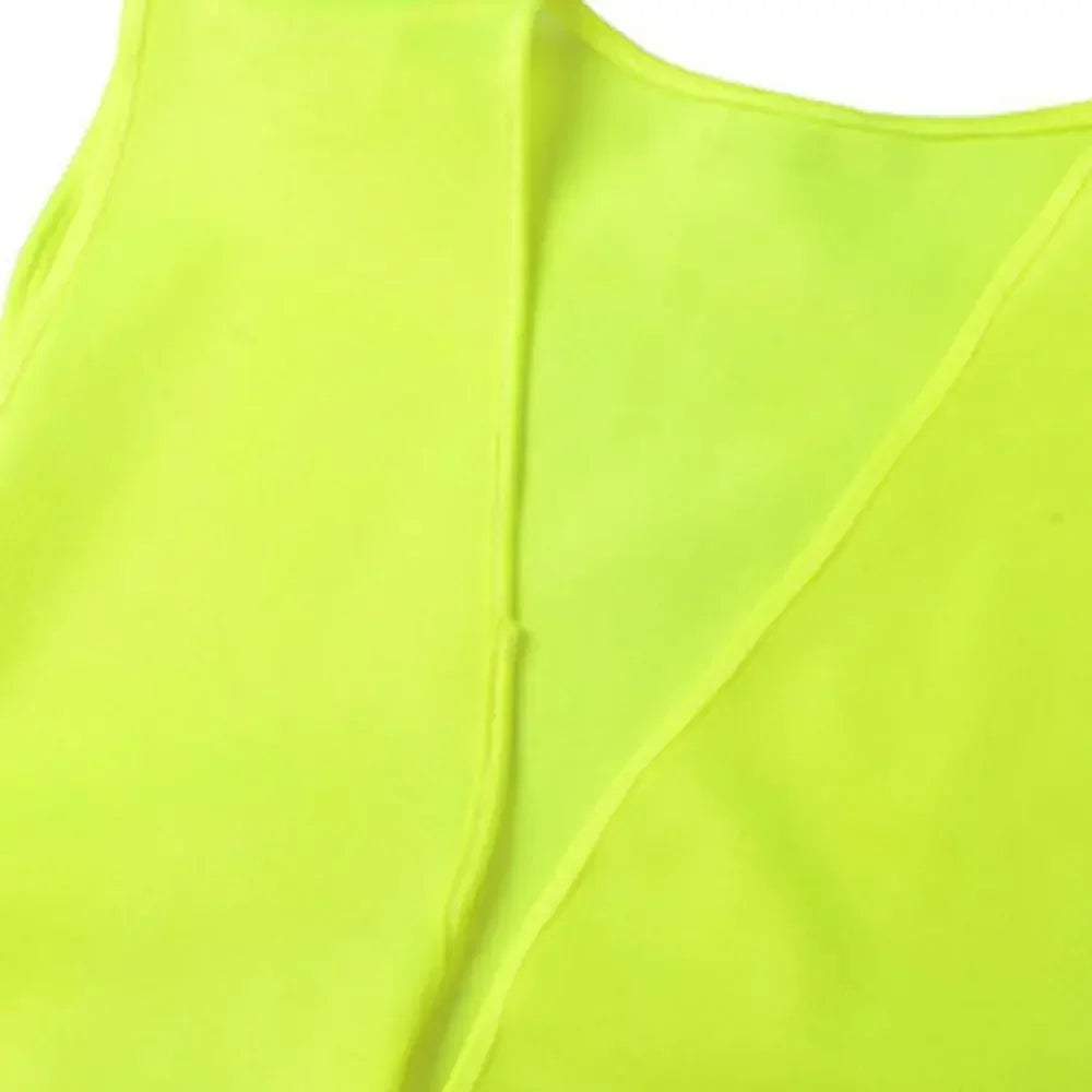 Car Reflective Clothing for Safety Traffic Safety Vest Yellow