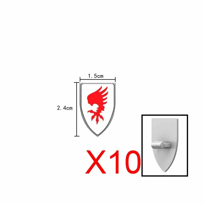 Medieval Weapons Accessories Building Blocks Solider Castle Knight Legion Red Lion Black Eagle Armor Cloak Shield Dragon Bricks