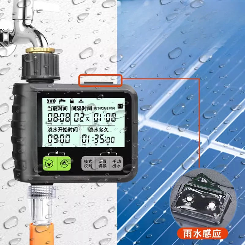 Timed Atomization Spray Cleaning System for Solar Panel Dust Removal