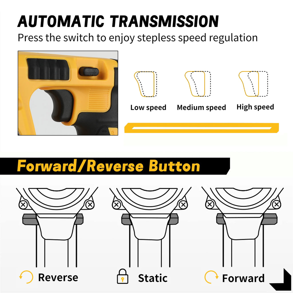 DEWALT DCH273 20V 6.0Ah Brushless SDS-Plus Rotary Hammer 2.1J 360°
