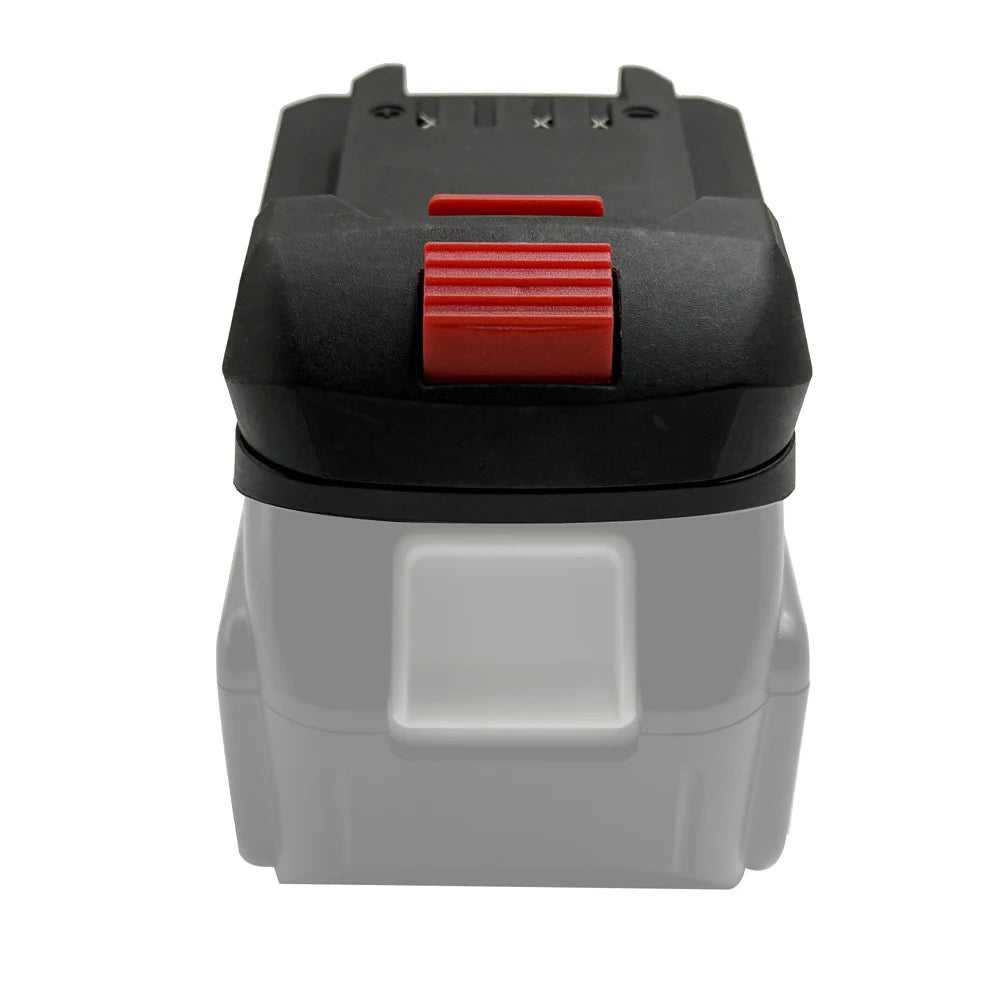 Adapter for Makita/Bosch/Milwaukee/Dewalt 18V Li-ion battery converts