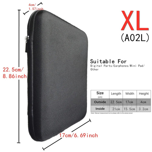 Earphone Data Storage Bag  Cable Organizer Multimeter Electronic Box