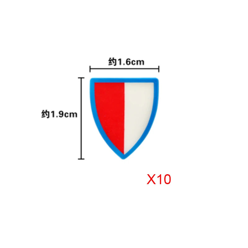 Medieval Weapons Accessories Building Blocks Solider Castle Knight Legion Red Lion Black Eagle Armor Cloak Shield Dragon Bricks