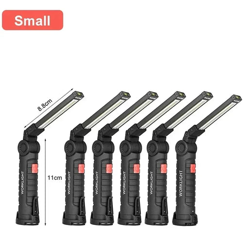 Portable COB LED Work Light USB Rechargeable LED Flashlight Inspection