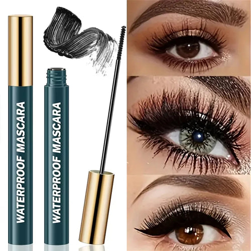 4D Mascara, Black, Waterproof, Ultra-Long, Volumizing, Long-Lasting