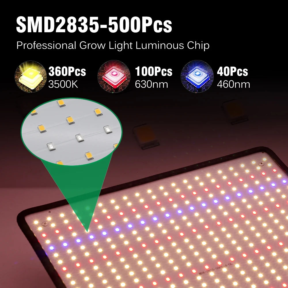 LED Grow Light Full Spectrum Phyto Lamp AC85-240V 40W  For Indoor Grow
