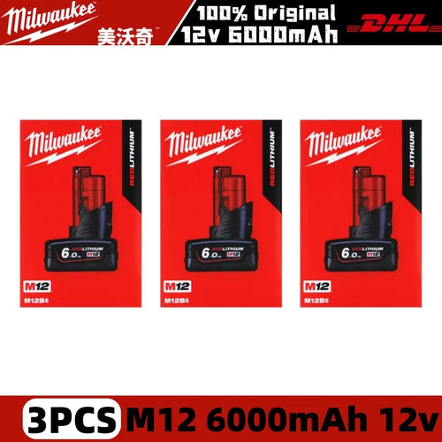 100% New Milwaukee M18 6.0Ah High Output Battery 18V Lithium-ion