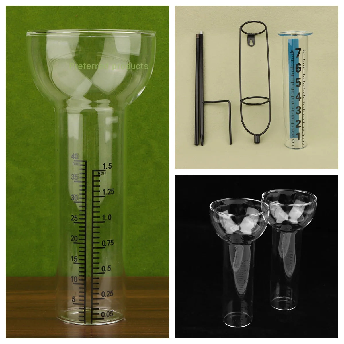 Replacement Glass For Rain Gauge Precipitation Gauge Glass Rainwater