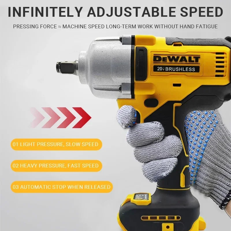 Cordless Brushless Heavy Duty Impact Wrench DEWALT DCF900 20V Li-ion