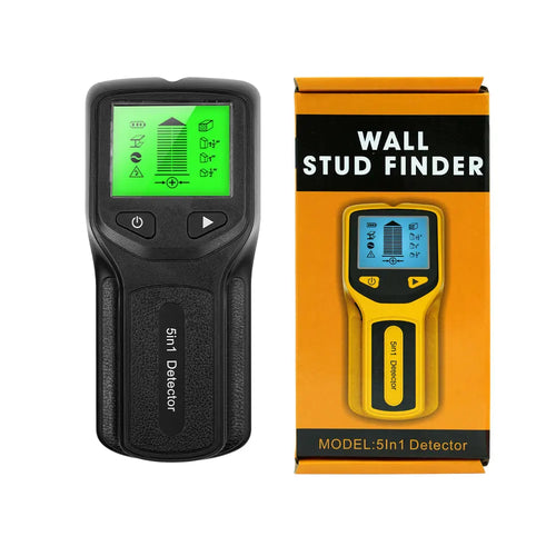 Handheld 5 in 1 Digital Wall Stud Detector Wood Scanner Metal Finder