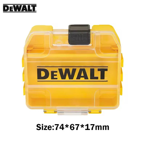 DEWALT Yellow Black Mini Storage Box Authentic Original Drill Bit Box