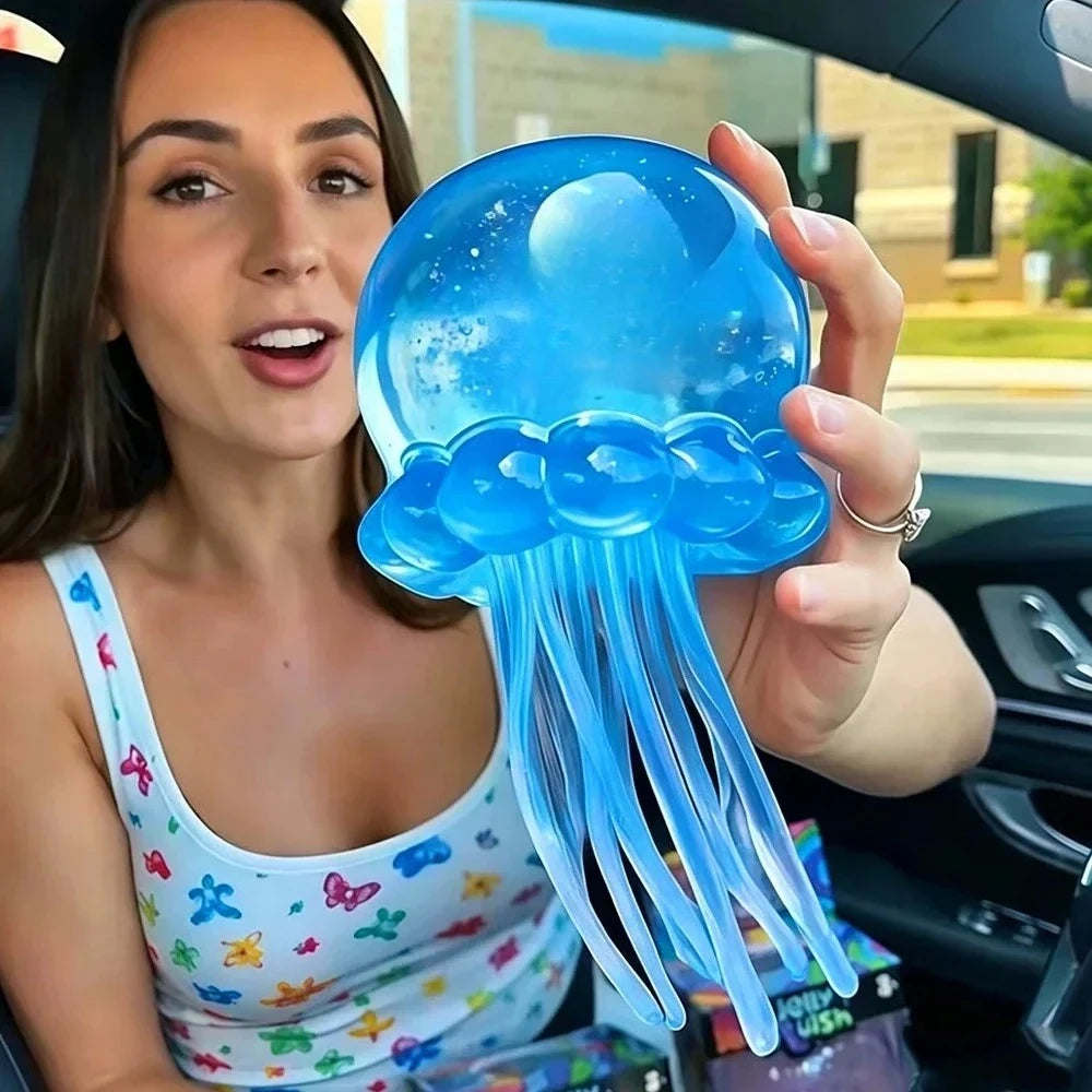 Squishies Jellyfish Squish Toy Fidget Water Sensory Soft Anti-stress Decompress Squeeze Stress Relief Squeeze Party Gifts