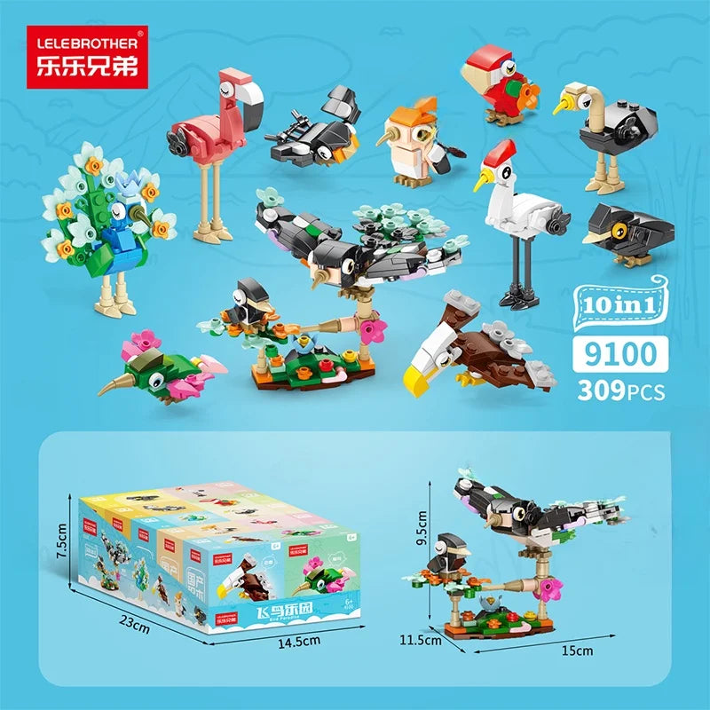 Lele Brothers 10-in- Special Firefighting Cloud Ladder Assembly Model Boys Building Blocks Puzzle Toy Educational Logic Trai...