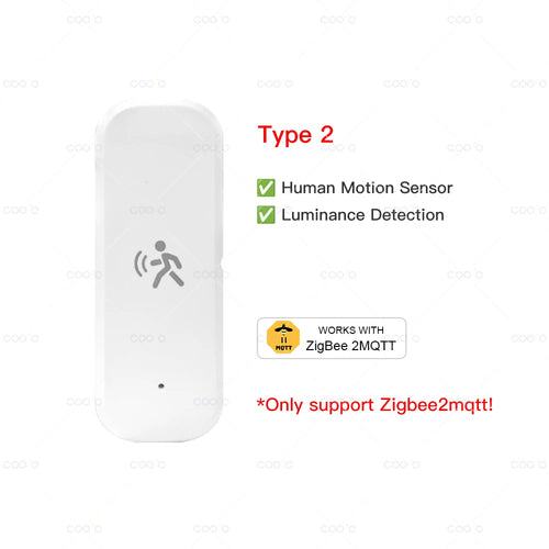 Zigbee 10G MmWave Radar Motion Sensor Human Detector with Illuminance
