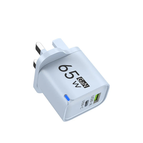 USB 65W Fast Charging Charger Type C High Speed Charge Mobile Phone