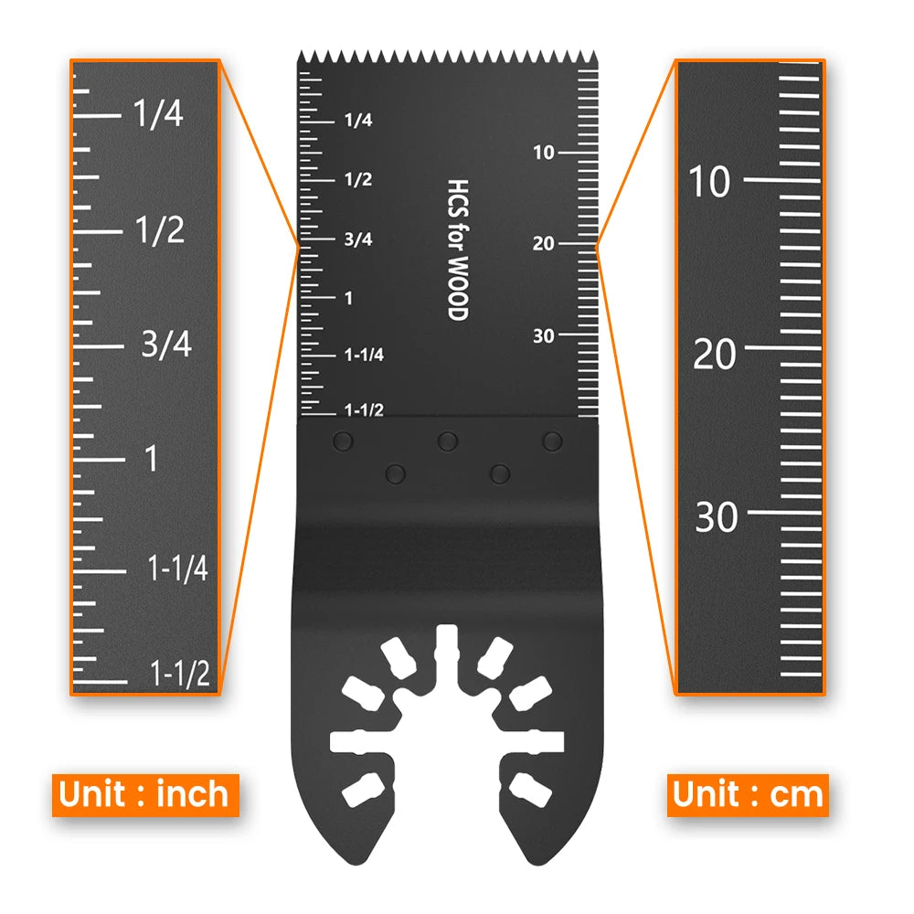 5-60Pcs Universal Saw Blade Oscillating Multi Tool Blades Straight