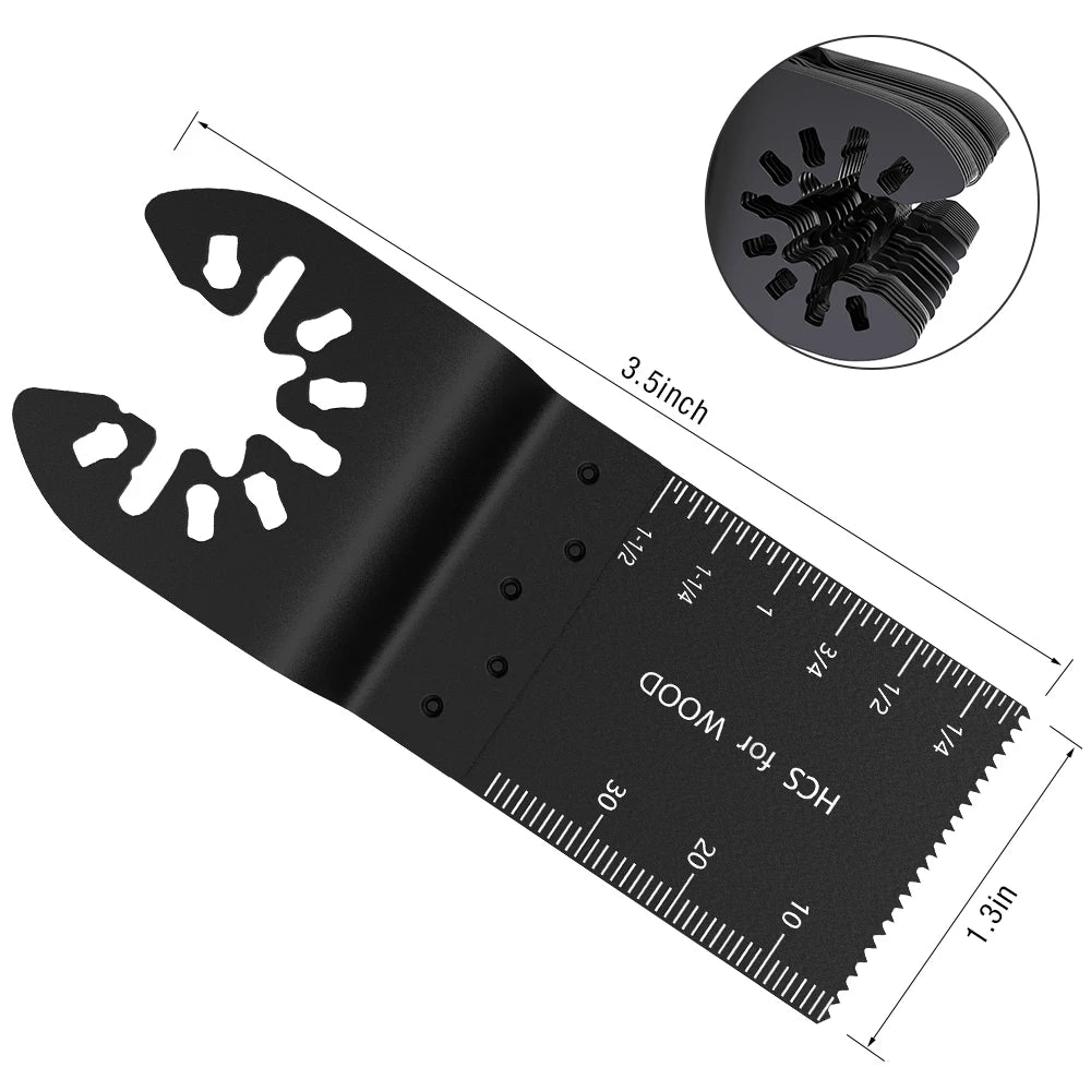 5-60Pcs Universal Saw Blade Oscillating Multi Tool Blades Straight