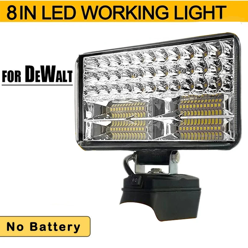 3/4/5/8Inch Led Light Portable Work Spotlights Cordless Outdoor