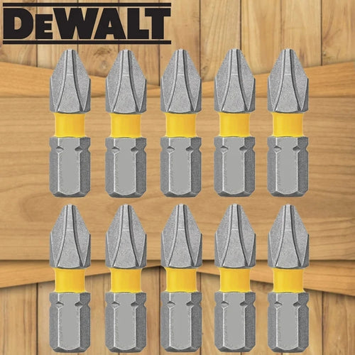 DEWALT Original PH2 SL8 Cross Slotted Drill Bits Sleeve Magnetic Ring